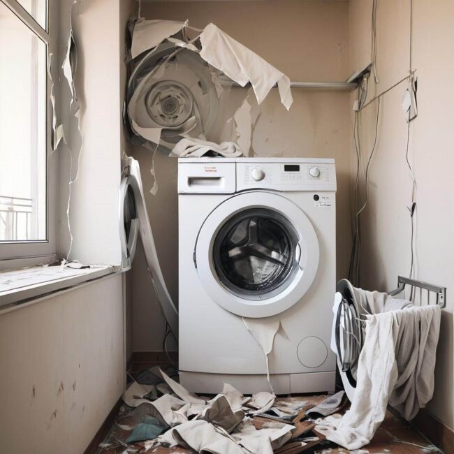 Co zrobić gdy pralka w wynajętym mieszkaniu jest niesprawna