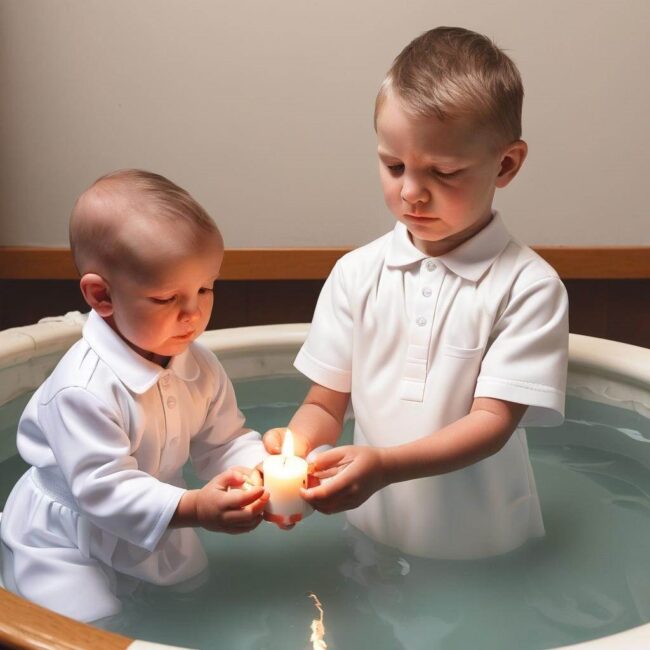Czy po chrzcie świecę zostawiać zapaloną