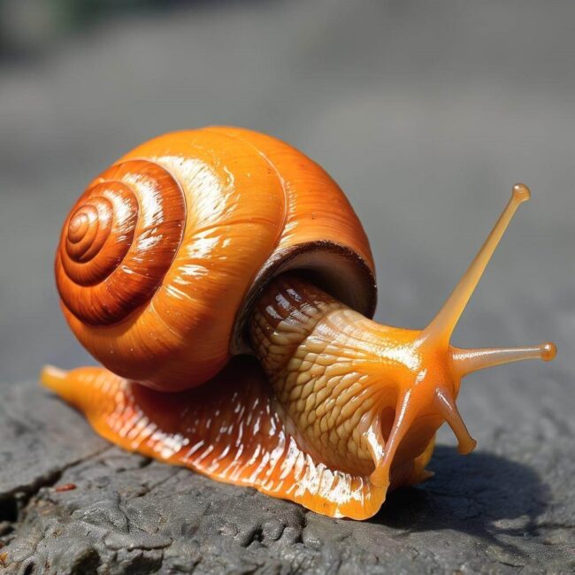 Egzotyczny ślimak