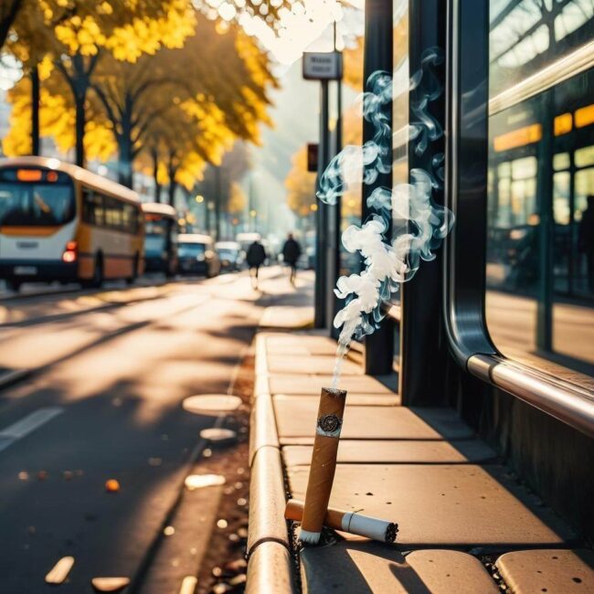 Mandat za palenie papierosa w strefie zakazu