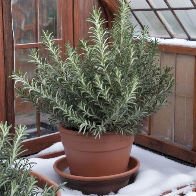 Przezimowywanie rozmarynu na balkonie