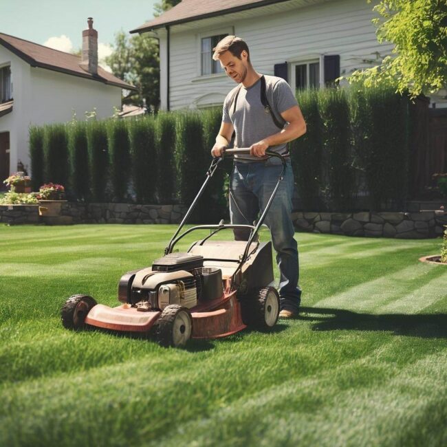 Wady koszenia trawy bez zbierania