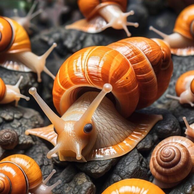 Włóknisty miękkoskrzelny ślimak