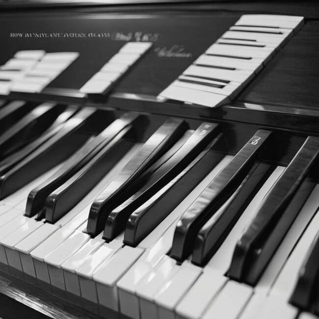 Zakres dźwięków fortepianu