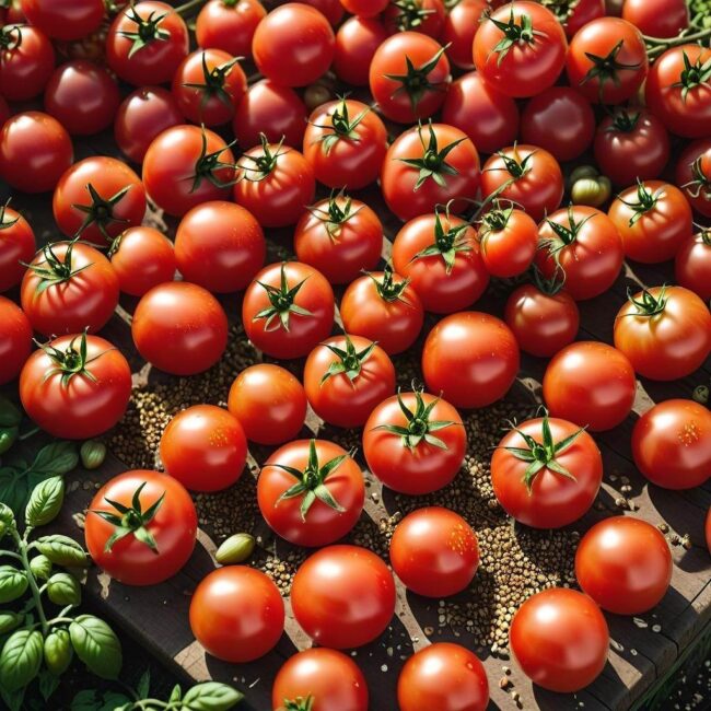 Zbieranie nasion pomidorów na własne potrzeby